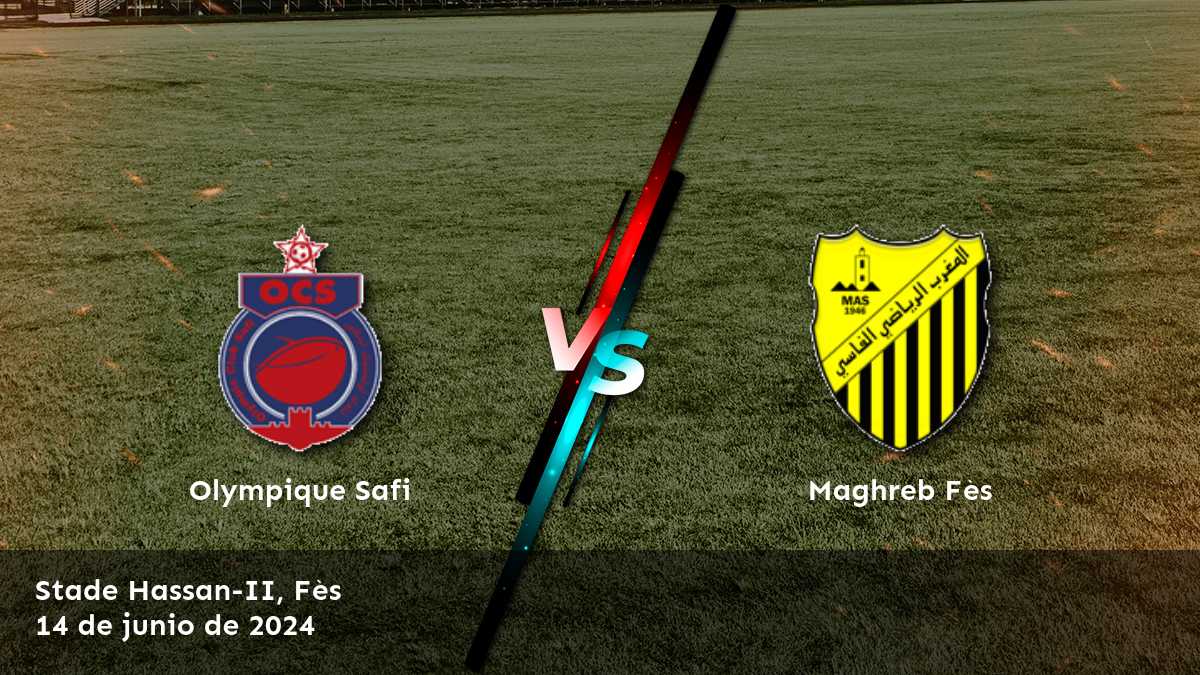 Descubre las mejores apuestas para el partido Maghreb Fès vs Olympique Safi con Latinvegas.