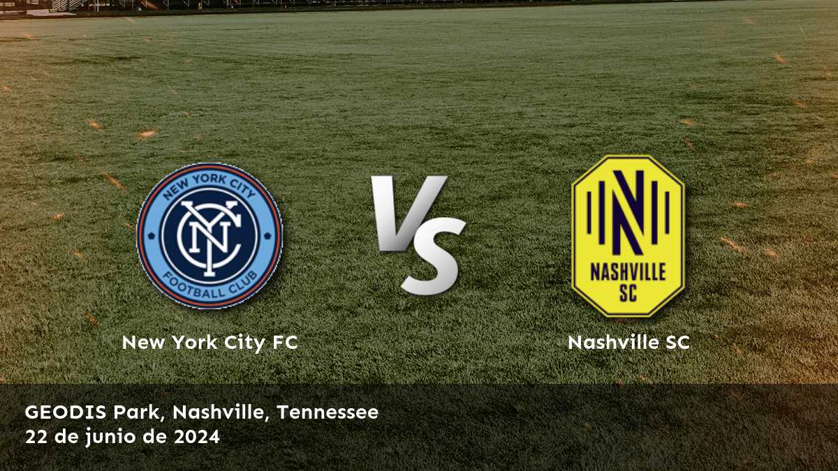 Apuesta en Nashville SC vs New York City FC con Latinvegas, análisis experto y predicciones AI para Major League Soccer.