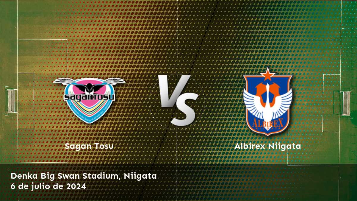 Apuesta en el partido de la J1 League entre Albirex Niigata vs Sagan Tosu con Latinvegas y obtenga las mejores predicciones y análisis para tus apuestas deportivas.