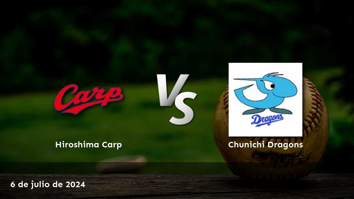 Chunichi Dragons vs Hiroshima Carp: Análisis y predicciones para el partido del 6 de julio de 2024 en la NPB.