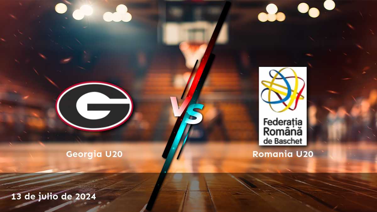 Romania U20 vs Georgia U20: Análisis y predicciones para el partido de la EuroBasket U20 B el 13 de julio de 2024.