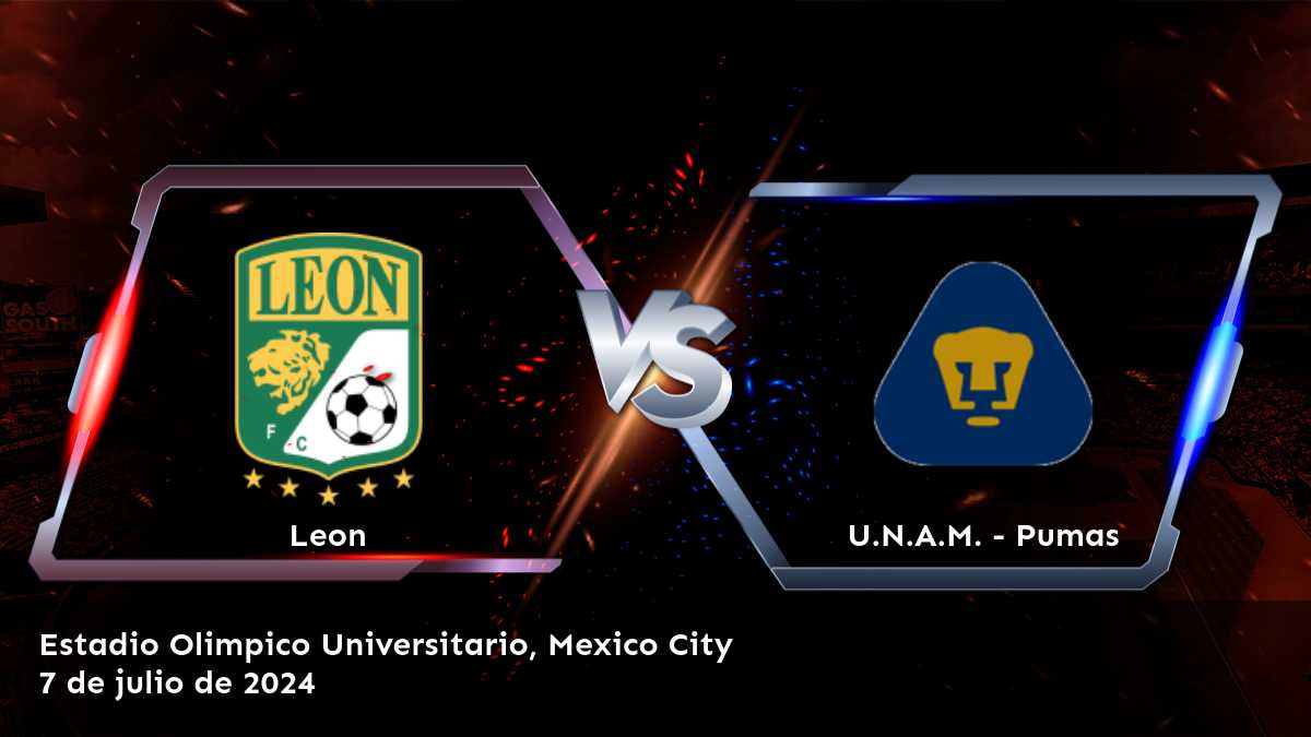 Aprovecha al máximo la jornada inaugural de la Liga MX Apertura 2024 con nuestra guía de apuestas para U.N.A.M. - Pumas vs Leon, incluyendo Moneyline, Over/Under y Spread.