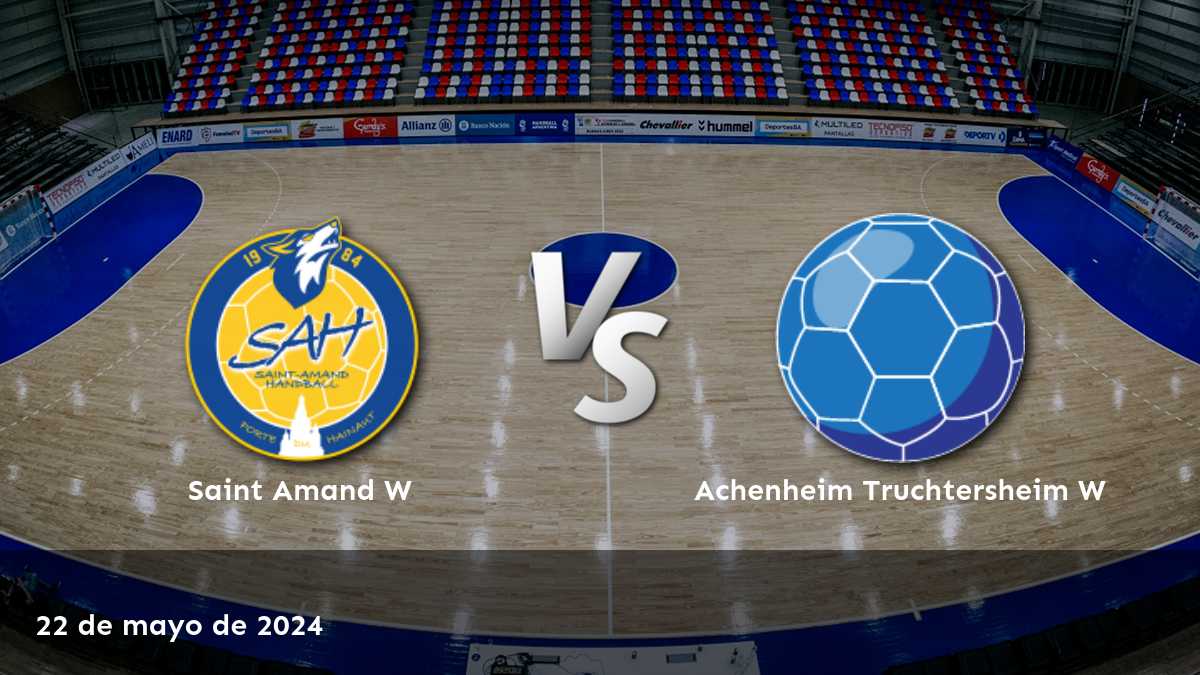 ¡Achenheim Truchtersheim W vs Saint Amand W! Latinvegas te trae las mejores opciones de apuesta para este partido de handball.