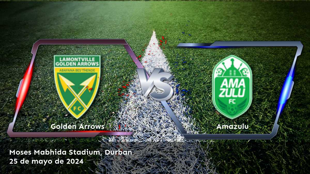 Análisis y predicciones para el partido Amazulu vs Golden Arrows en la Premier Soccer League.