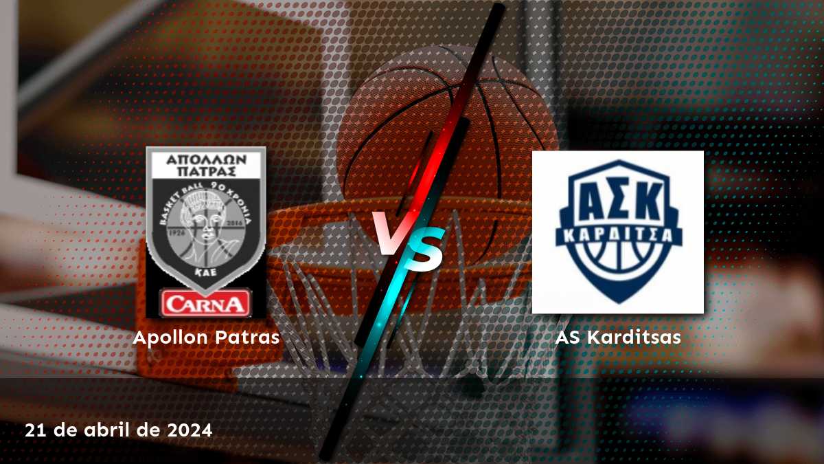 AS Karditsas vs Apollon Patras: Análisis de apuestas para el partido de baloncesto del 21 de abril de 2024.