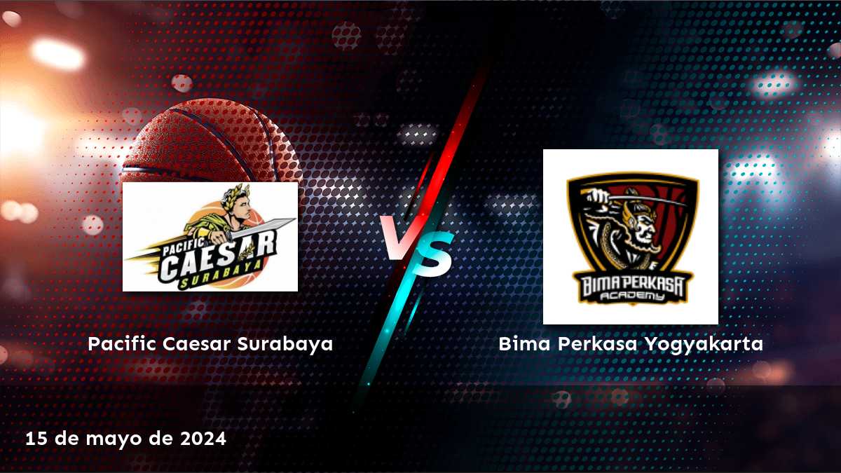 ¡Aprovecha al máximo el partido Bima Perkasa Yogyakarta vs Pacific Caesar Surabaya con Latinvegas!