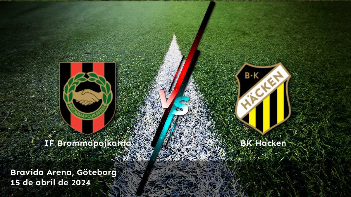 Descubre las mejores apuestas para BK Hacken vs IF Brommapojkarna en Latinvegas, incluyendo Moneyline, Over/Under y Spread.