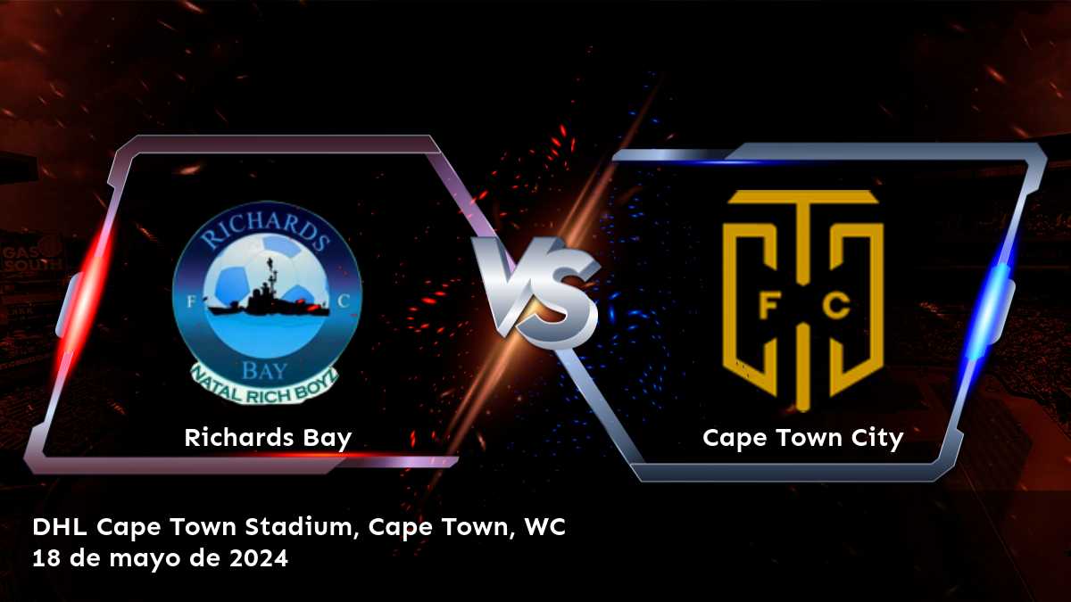 Cape Town City vs Richards Bay: Analiza las mejores opciones de apuesta para este partido de la Premier Soccer League con Latinvegas.