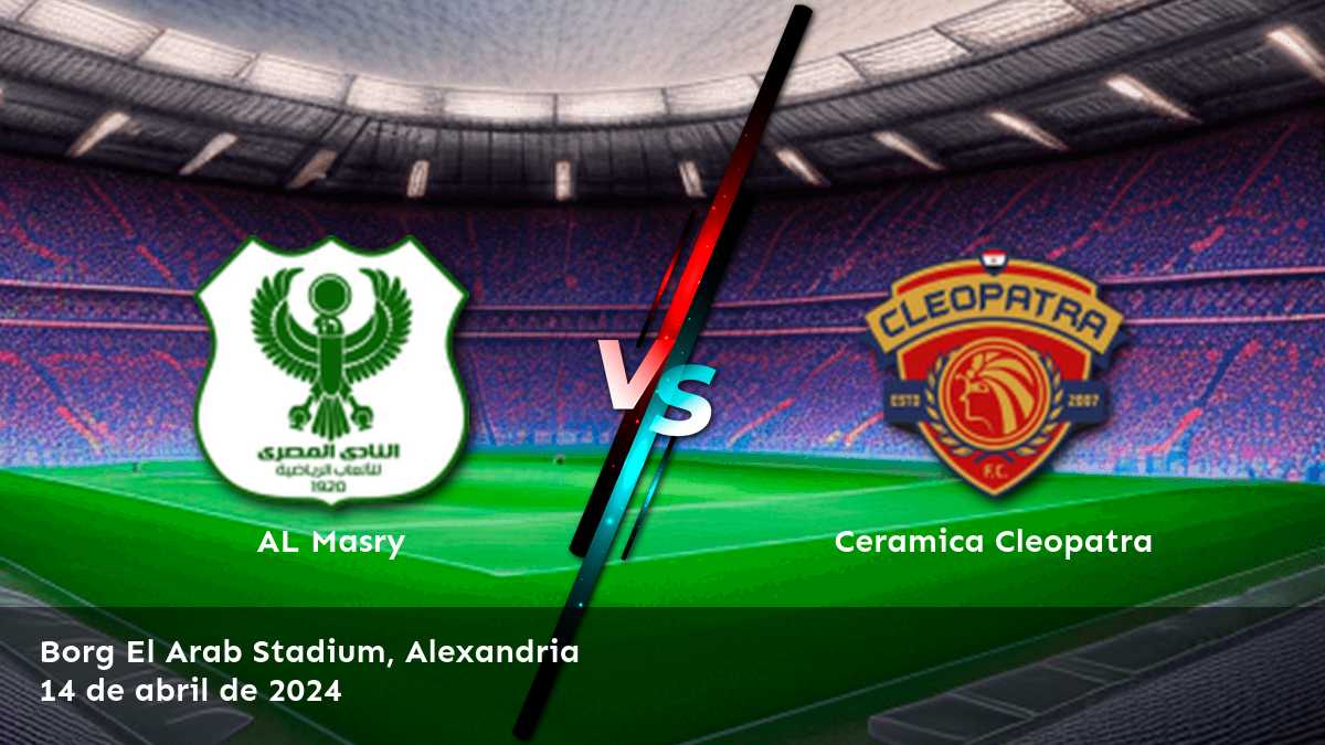 Apuesta en Ceramica Cleopatra vs AL Masry con Latinvegas y aprovecha las mejores odds en Moneyline, Over/Under y Spread.