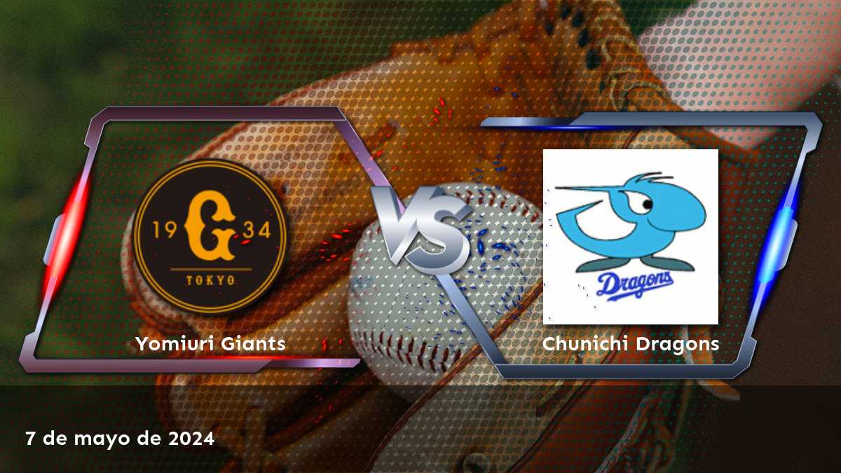 ¡Aprovecha al máximo tus oportunidades de ganar en el partido entre los Chunichi Dragons vs Yomiuri Giants!