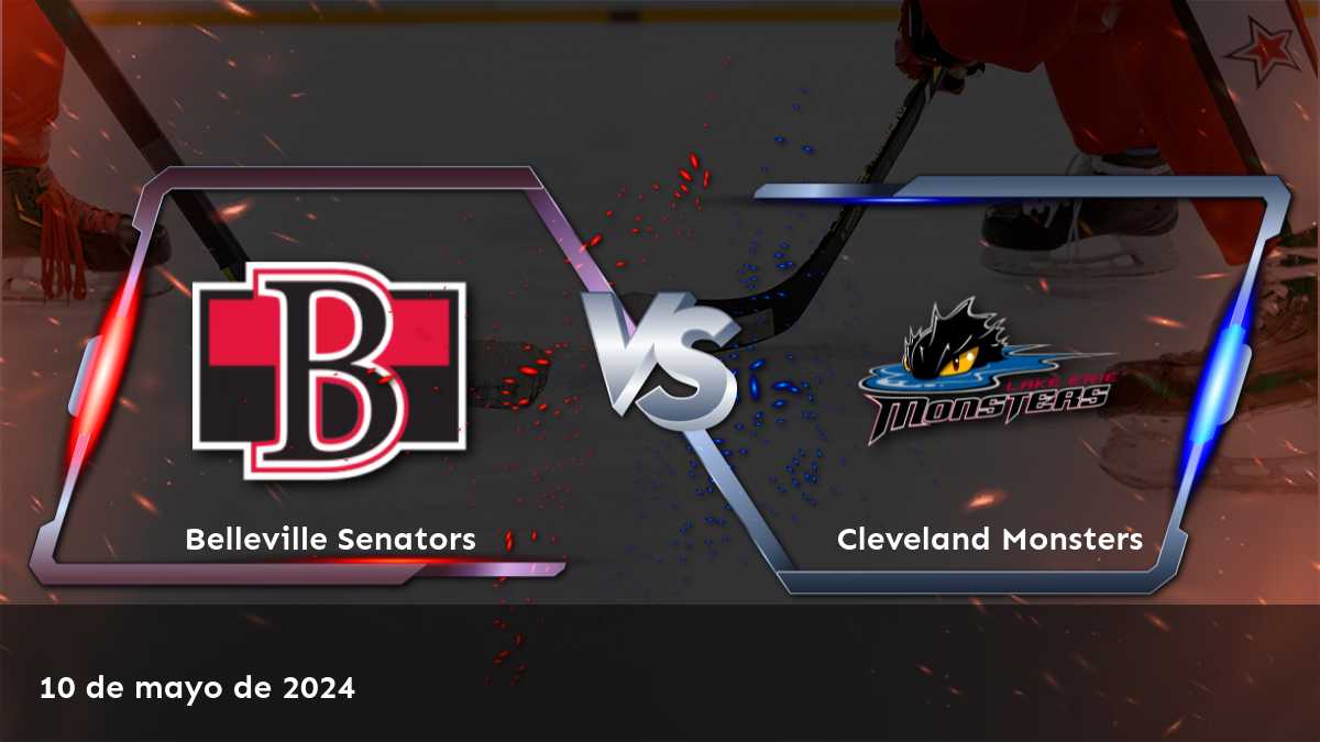 Análisis y pronósticos para el partido de hockey AHL entre Cleveland Monsters vs Belleville Senators el 10 de mayo de 2024. ¡Aprovecha las mejores odds y apuestas con Latinvegas!