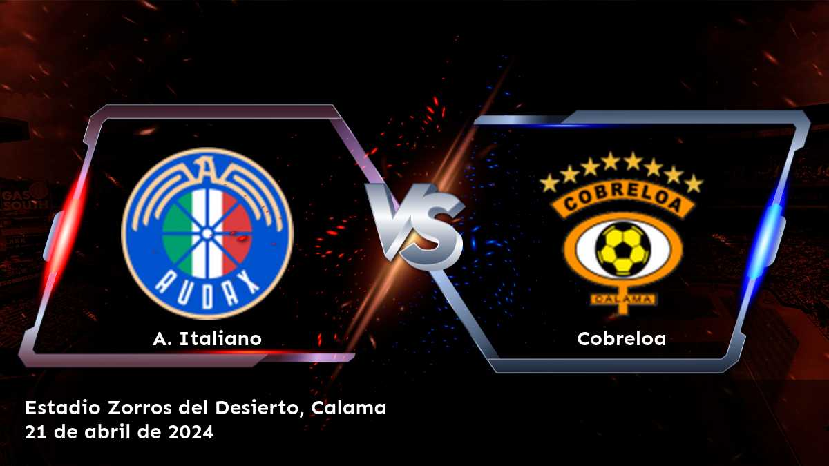 Análisis detallado del partido Cobreloa vs A. Italiano en la Primera División. Latinvegas te ofrece las mejores predicciones y apuestas para este enfrentamiento.