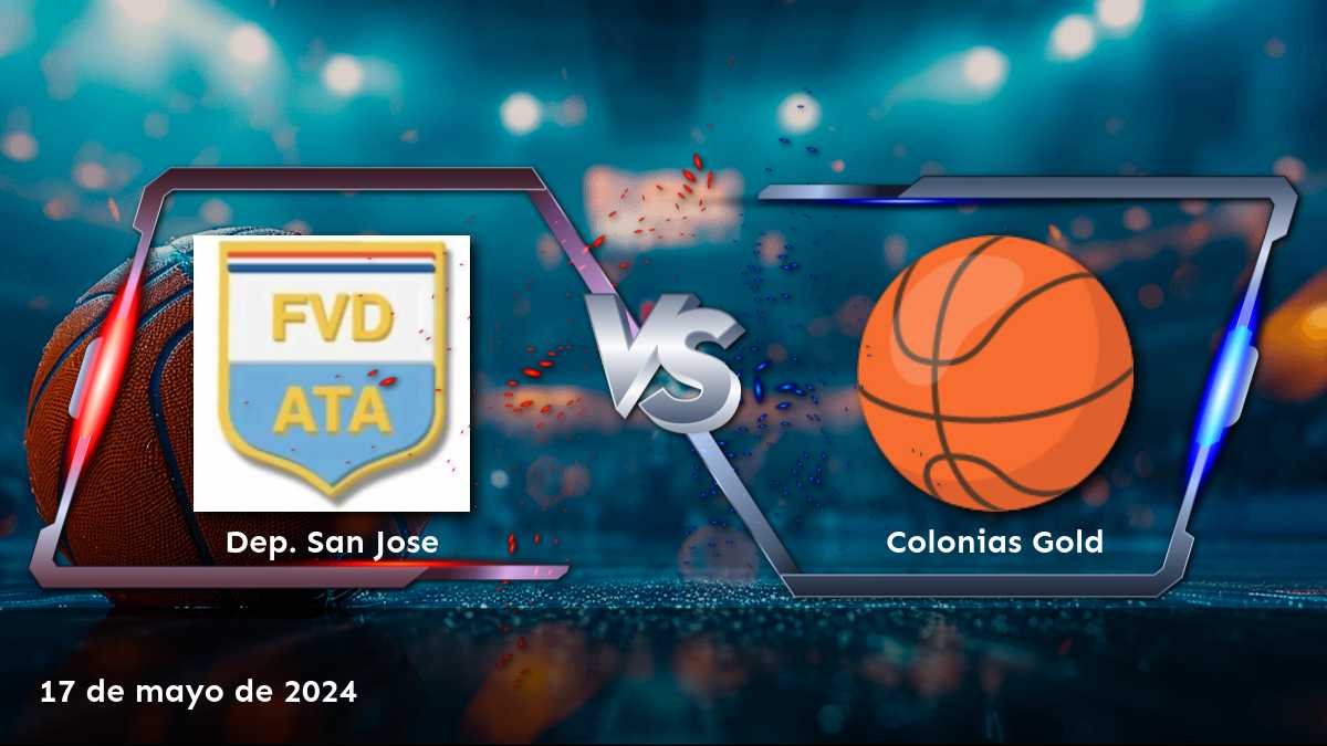 Análisis detallado del partido Colonias Gold vs Dep. San Jose en la LNB, con predicciones y odds para Moneyline, Over/Under y Spread.