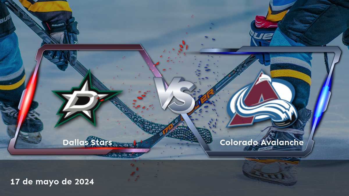 Análisis y predicciones para el partido de hockey entre Colorado Avalanche vs. Dallas Stars el 18 de mayo de 2024.