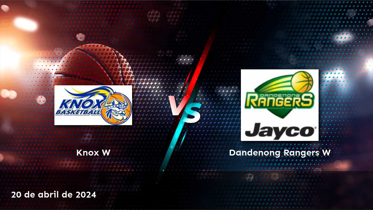 Análisis del partido Dandenong Rangers W vs Knox W en la liga NBL1 South Women, con selecciones elite y predicciones impulsadas por inteligencia artificial.