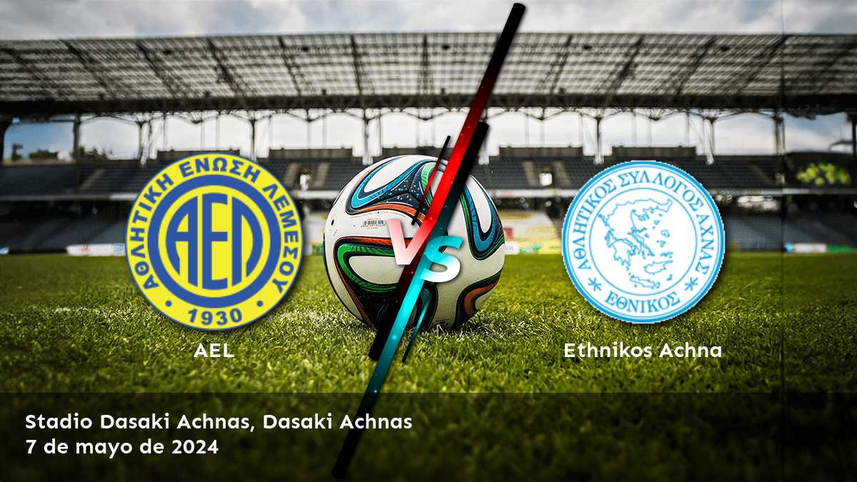 Análisis detallado del partido entre Ethnikos Achna vs AEL por la 1. Division, con picks élite y predicciones impulsadas por inteligencia artificial en Latinvegas