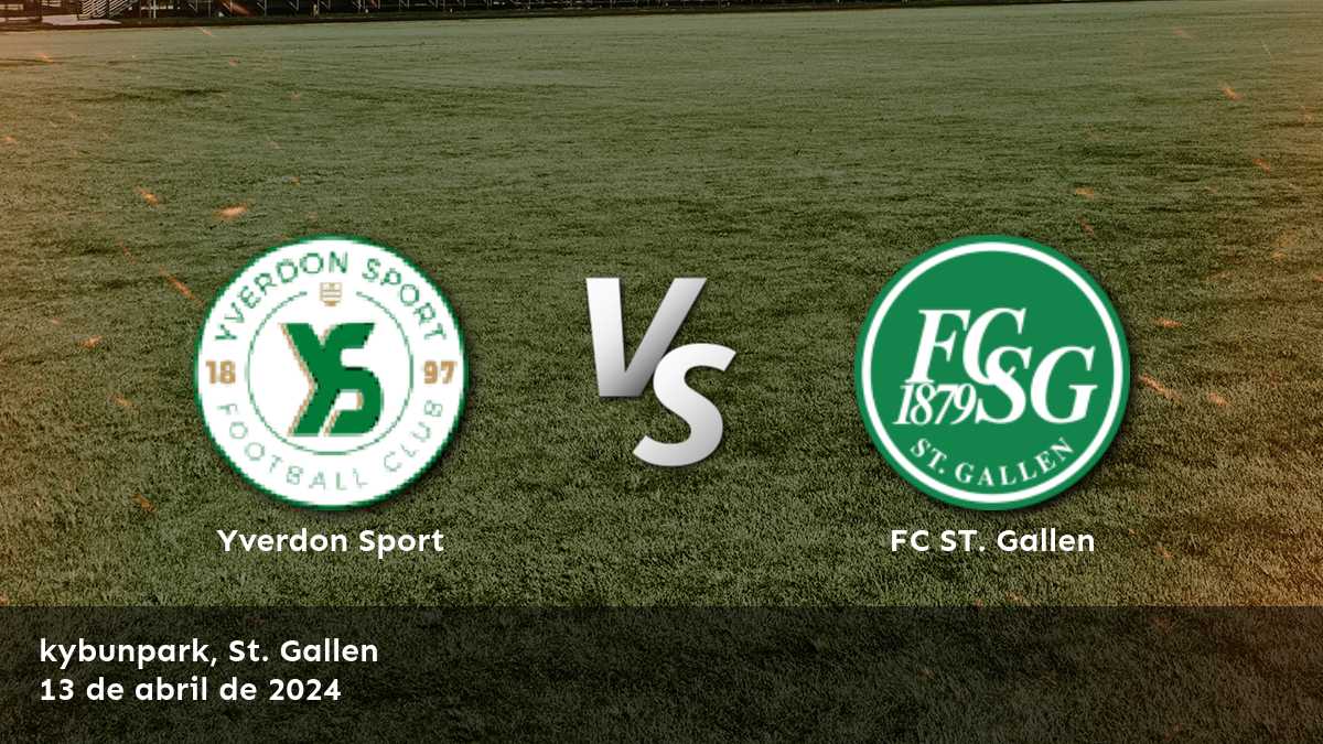 FC ST. Gallen vs Yverdon Sport: Análisis y predicciones para la jornada 32 de la Super League