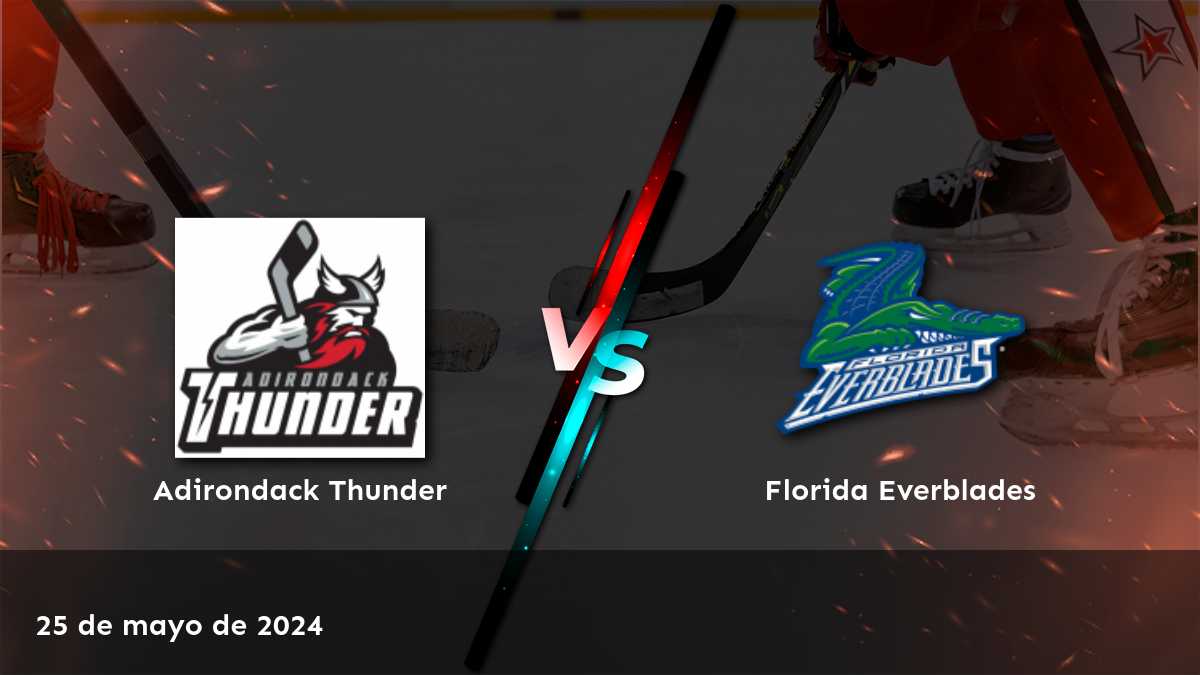 Análisis del partido de hockey entre Florida Everblades vs. Adirondack Thunder en la liga ECHL. ¿Cuál es la mejor opción para este enfrentamiento?