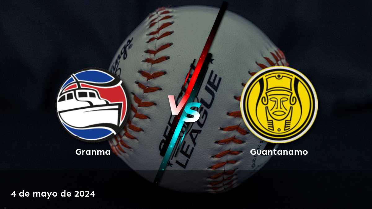 Apuesta en el partido de Guantanamo vs Granma en la Serie Nacional de baseball este sábado 4 de mayo de 2024.