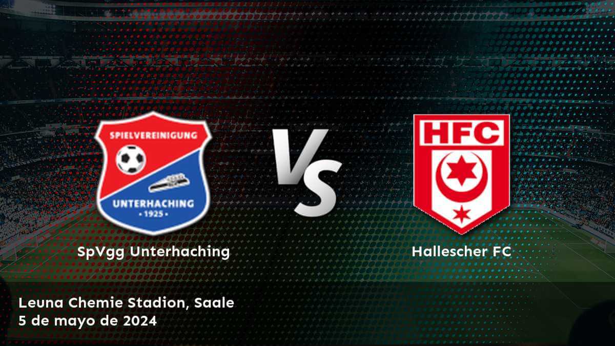 Análisis del partido Hallescher FC vs SpVgg Unterhaching por la 3. Liga, con predicciones y selecciones paraMoneyline, over/under y spread.