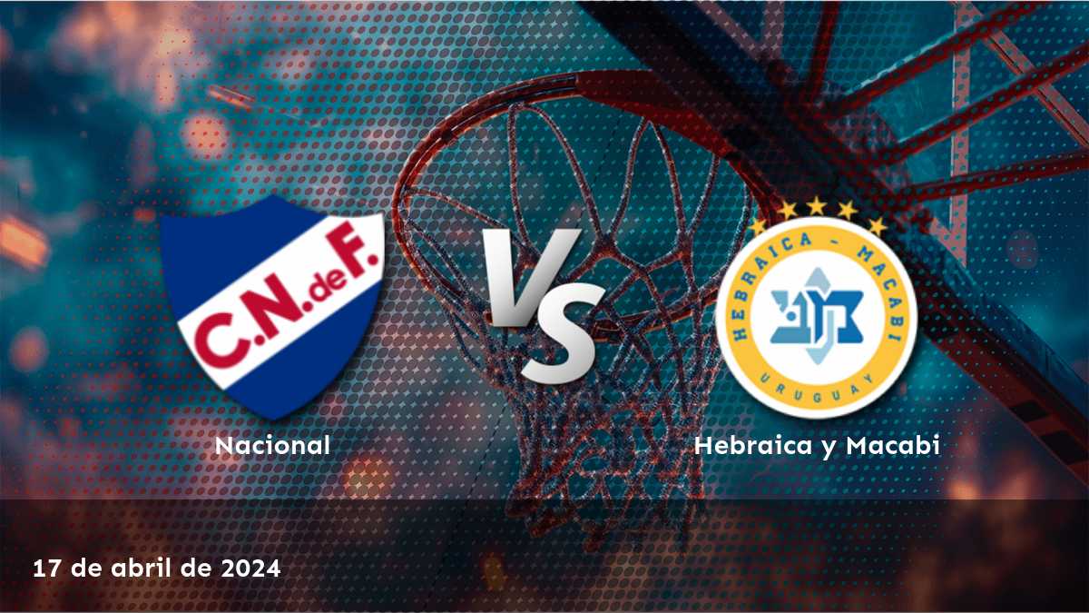 Análisis y predicciones para el partido de la Liga Uruguaya entre Hebraica y Macabi vs Nacional