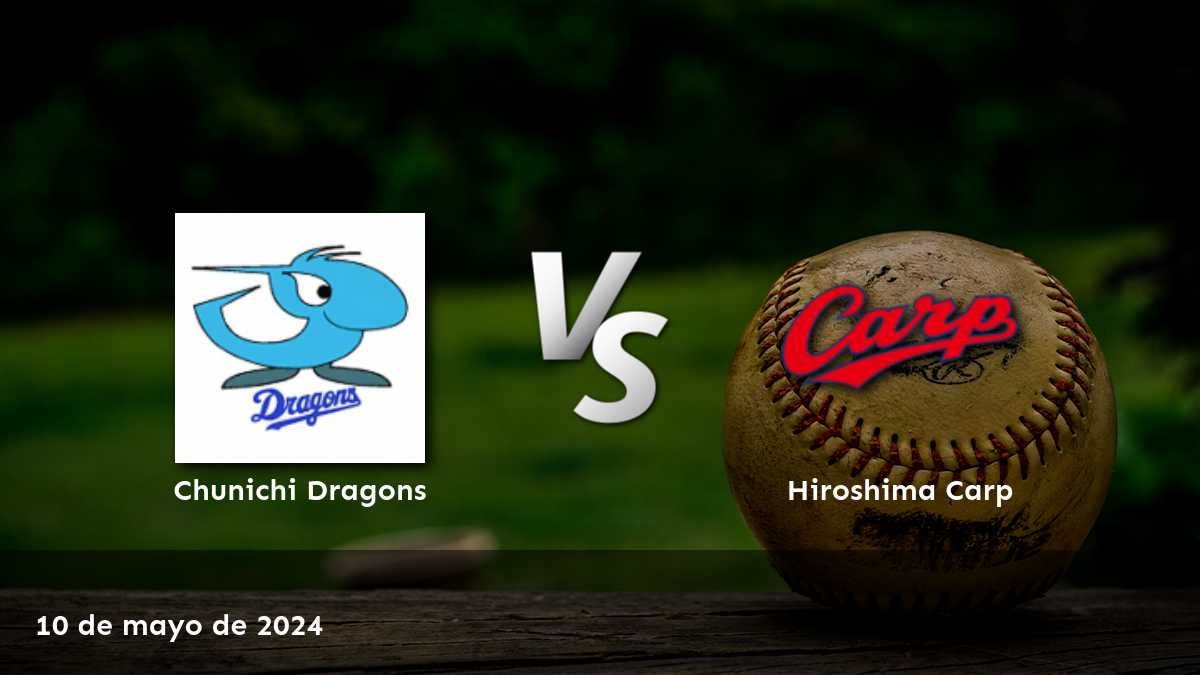 Hiroshima Carp vs Chunichi Dragons: Análisis y predicciones para el partido del 10 de mayo de 2024. ¡Aposte con Latinvegas!