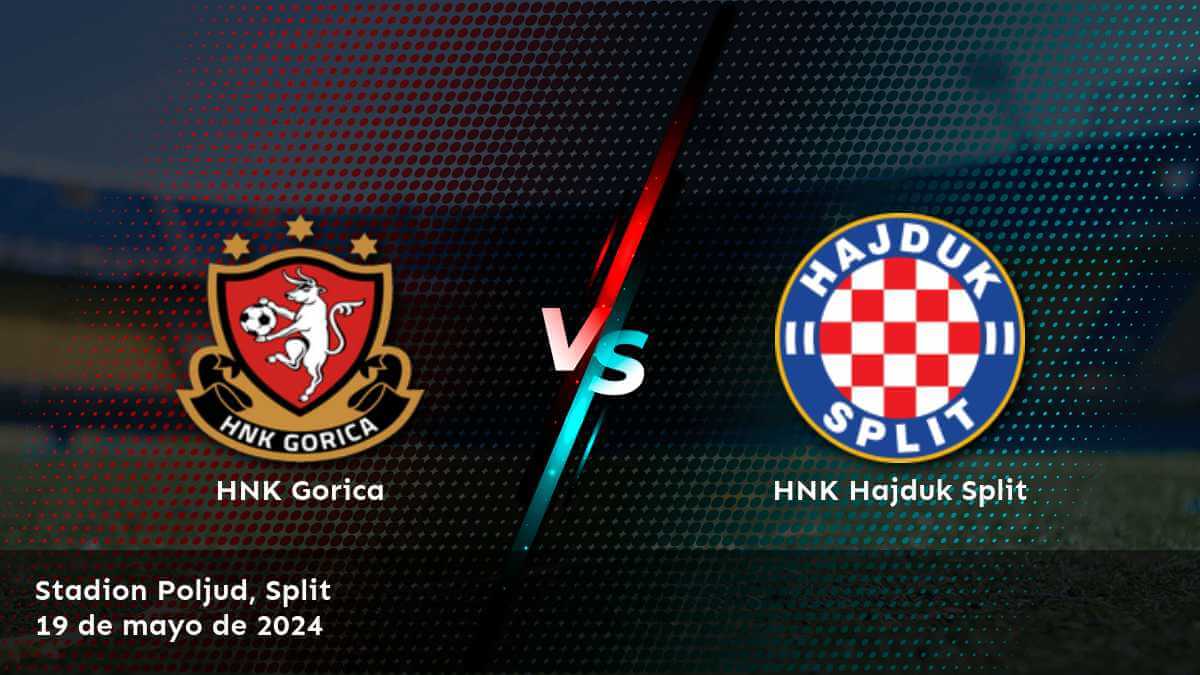 Análisis detallado del partido HNK Hajduk Split vs. HNK Gorica por la liga HNL, con predicciones y oportunidades de apuesta en Latinvegas.