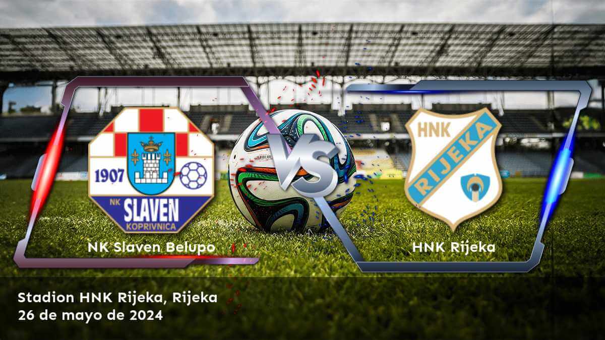 Apuestas deportivas para HNK Rijeka vs NK Slaven Belupo en la HNL. Análisis detallado y predicciones para Moneyline, Over/Under y Spread.