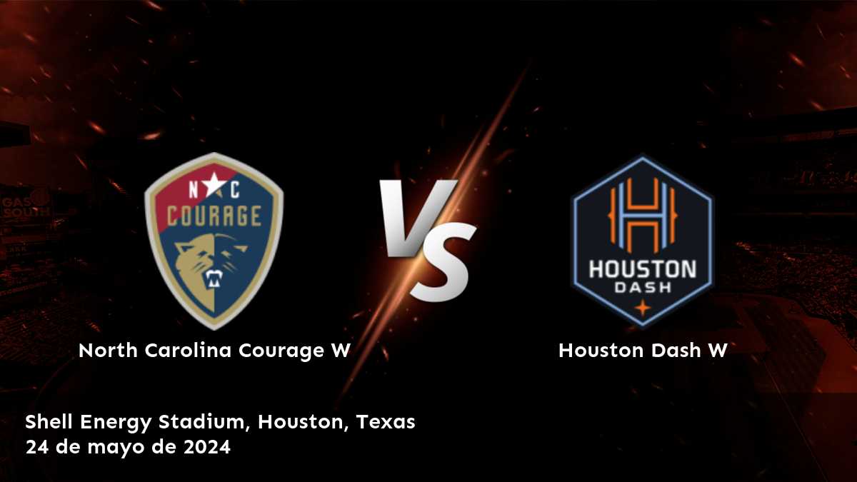 Apuestas deportivas para Houston Dash W vs North Carolina Courage W en la NWSL Women. Análisis y predicciones para Moneyline, Over/Under y Spread.