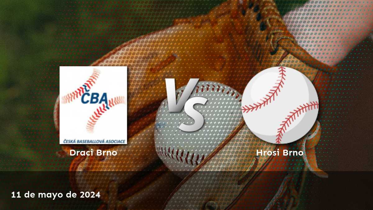 Hrosi Brno vs Draci Brno: Análisis y predicciones para el partido de béisbol en la Extraliga el 11 de mayo de 2024 en Latinvegas.