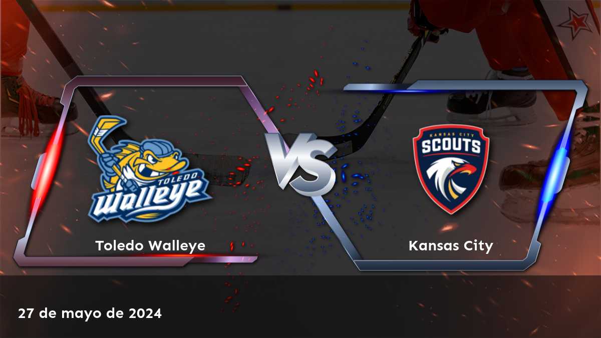 Análisis detallado del partido Kansas City vs Toledo Walleye el 27 de mayo de 2024. Obtenga las mejores apuestas con Latinvegas.