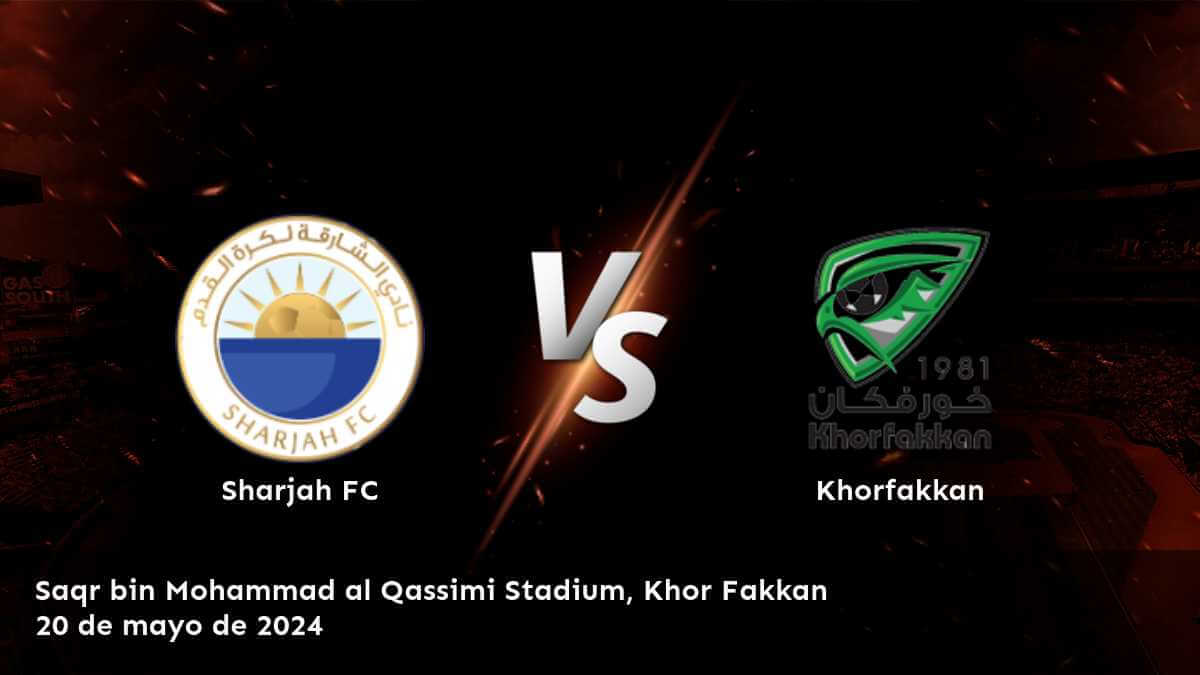 Descubre las mejores opciones de apuestas para Khorfakkan vs Sharjah FC en Latinvegas, con análisis detallados y predicciones basadas en datos.