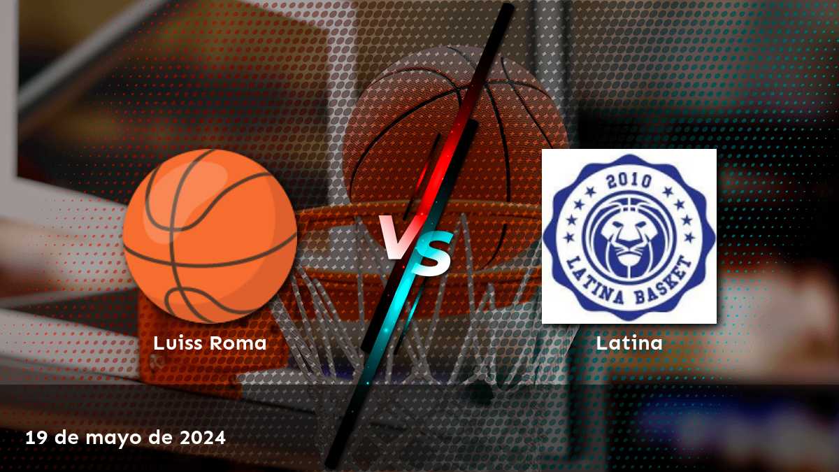 Apuesta por el partido Latina vs Luiss Roma en Latinvegas y descubre las mejores opciones de apuesta y predicciones.