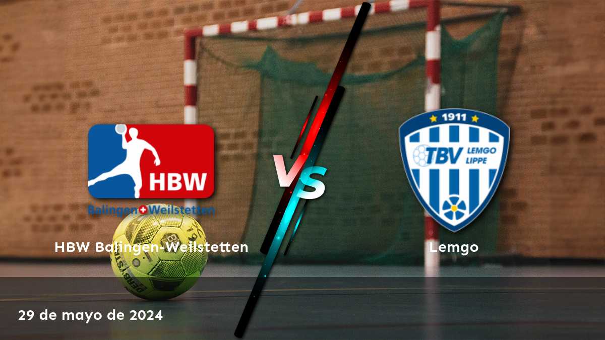 Análisis detallado del partido Lemgo vs HBW Balingen-Weilstetten en la Bundesliga alemana de handball.