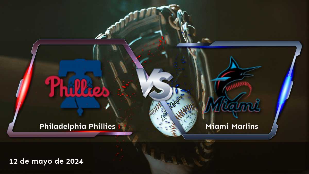 Análisis detallado del partido Miami Marlins vs Philadelphia Phillies, incluyendo predicciones y odds para Moneyline, Over/Under y Spread.