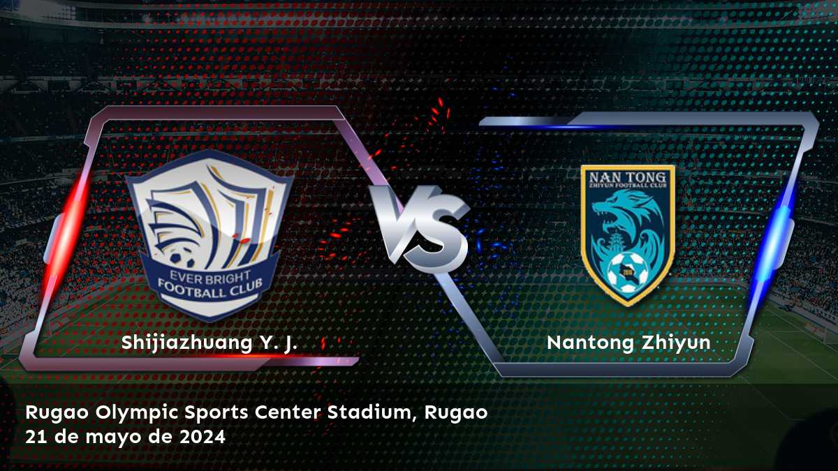 Apuesta por el partido Nantong Zhiyun vs Shijiazhuang Y. J. con Latinvegas. Análisis detallado y odds competitivas para la Moneyline, Over/Under y Spread.