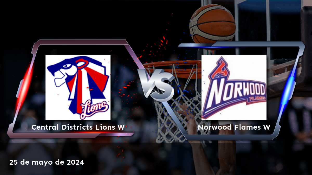 Análisis y predicciones para el partido de baloncesto Norwood Flames W vs Central Districts Lions W el 26 de mayo de 2024.