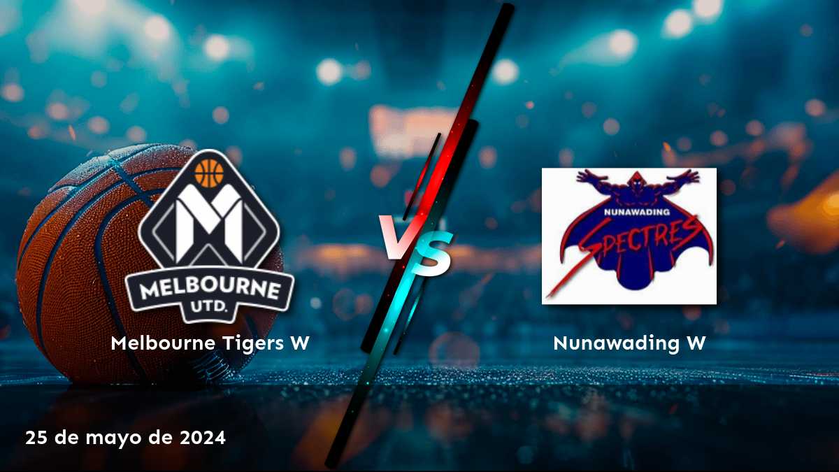 Apuesta en el partido entre Nunawading W vs Melbourne Tigers W este sábado 25 de mayo de 2024 con Latinvegas.