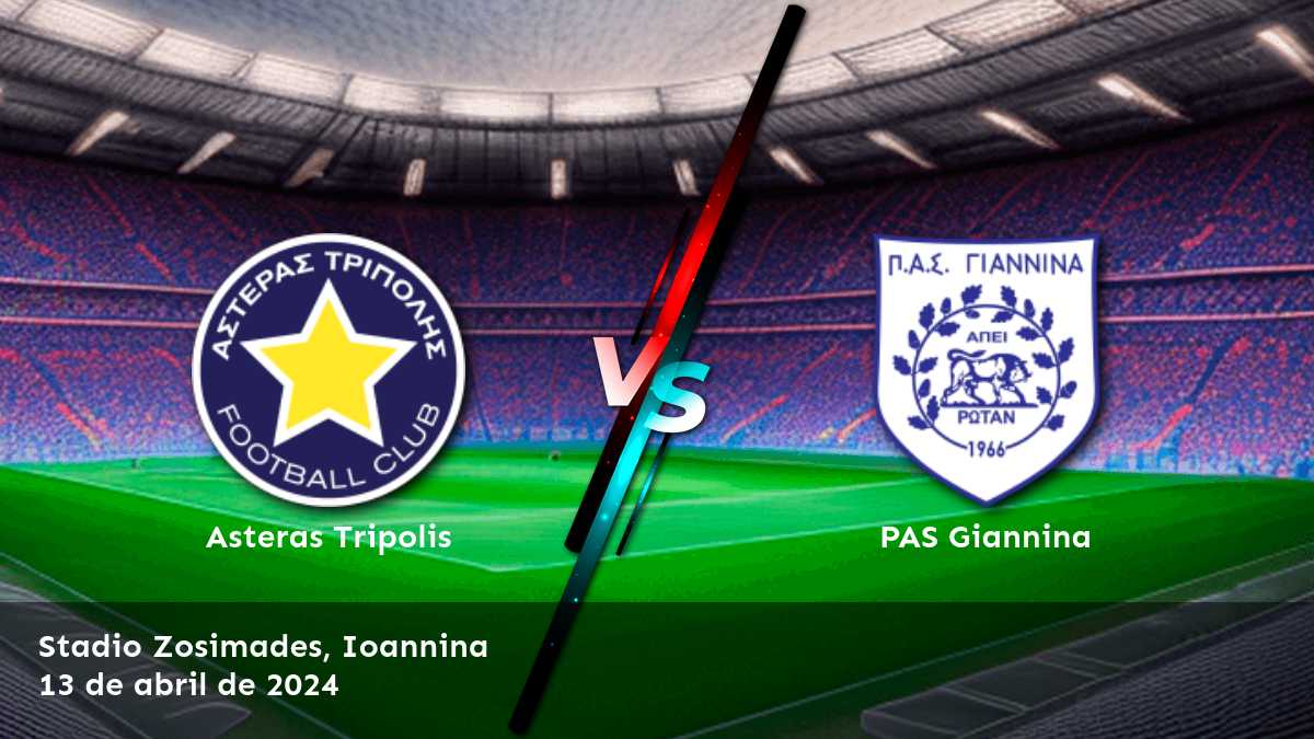 Descubre las mejores apuestas para PAS Giannina vs Asteras Tripolis en Latinvegas, incluyendo Moneyline, Over/Under y Spread. ¡Apostar nunca fue tan fácil!