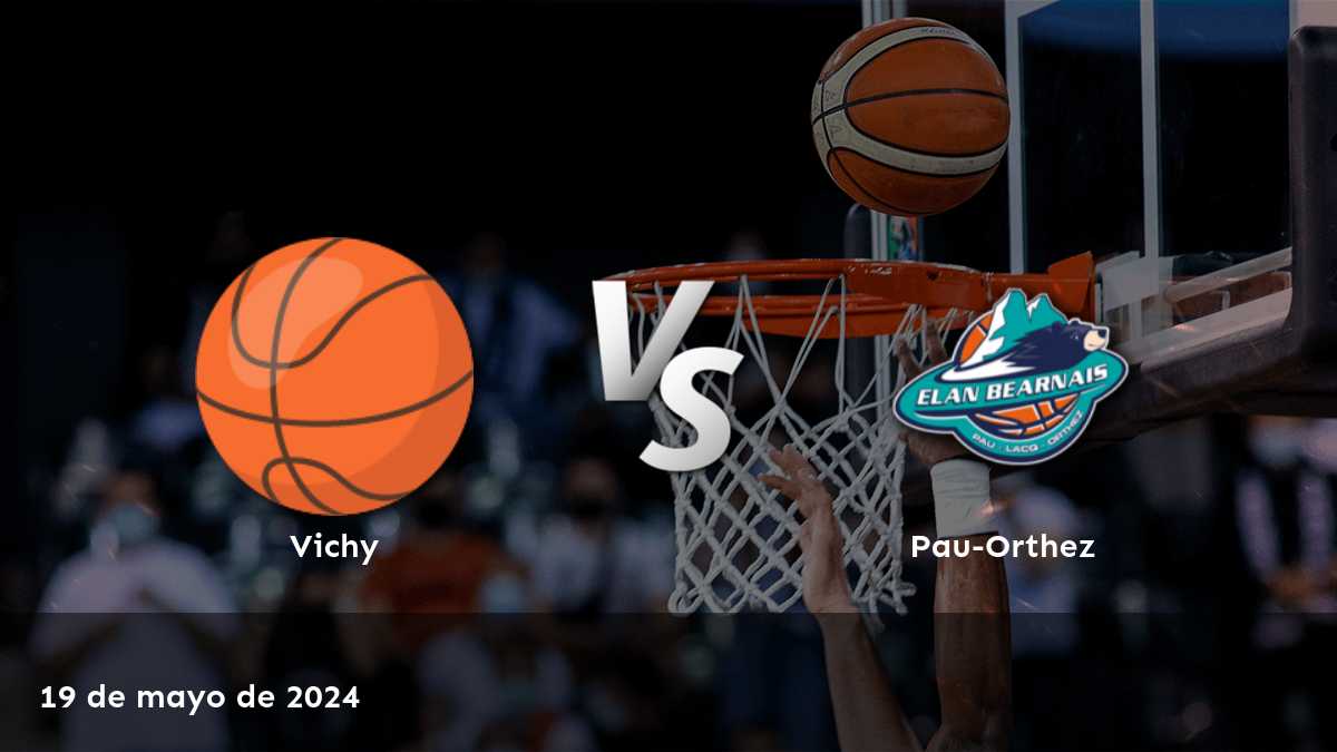 Análisis del partido Pau-Orthez vs Vichy en la Liga Pro B de baloncesto, con predicciones y recomendaciones de apuestas en la Moneyline, over/under y spread.