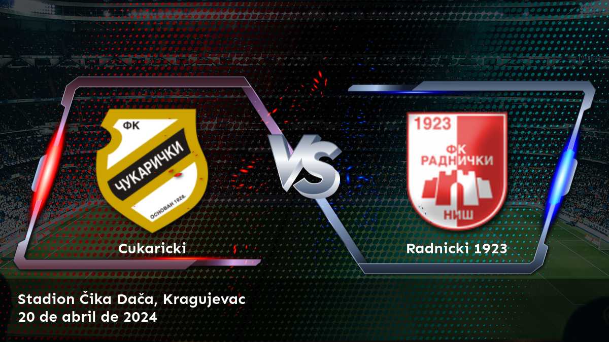 Análisis detallado del partido Radnicki 1923 vs Cukaricki en la Super Liga, con predicciones y apuestas para la Moneyline, Over/Under y Spread.