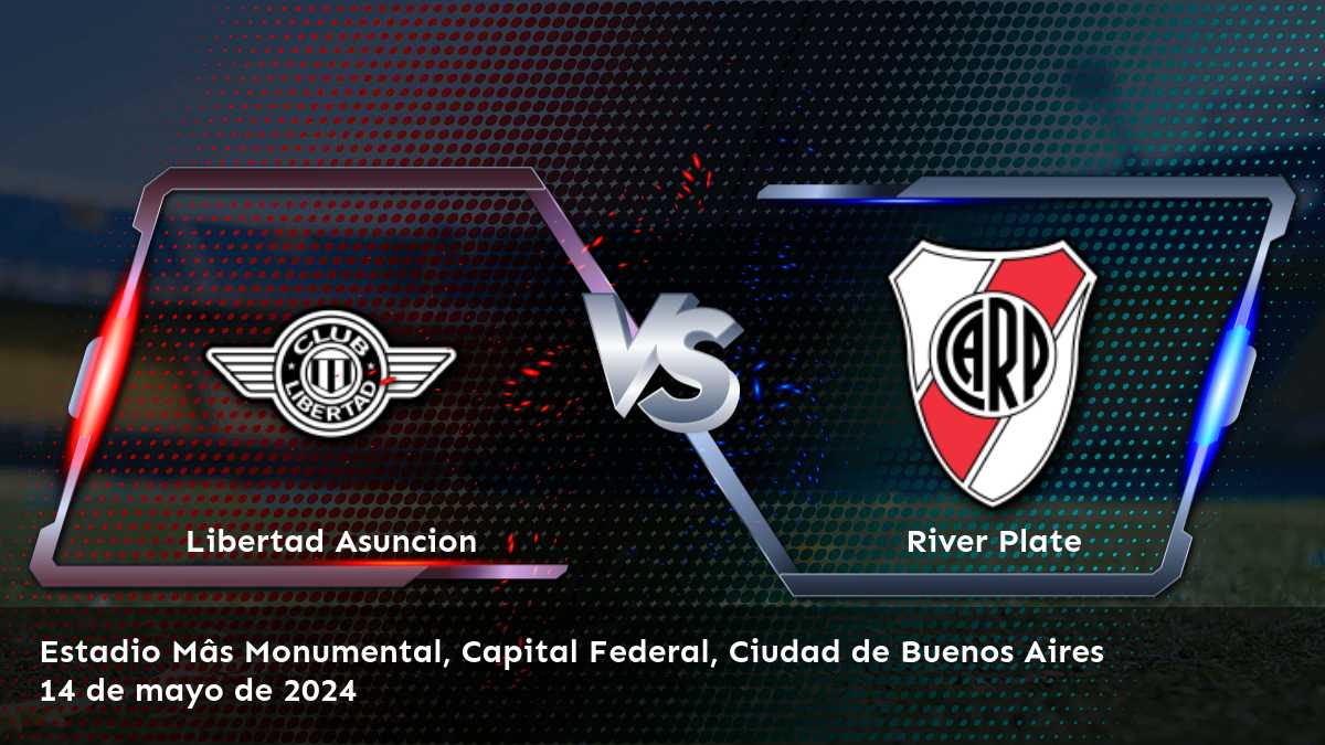 Análisis detallado del partido River Plate vs Libertad Asuncion por la CONMEBOL Libertadores. Obtenga las mejores opciones de apuesta con Latinvegas.