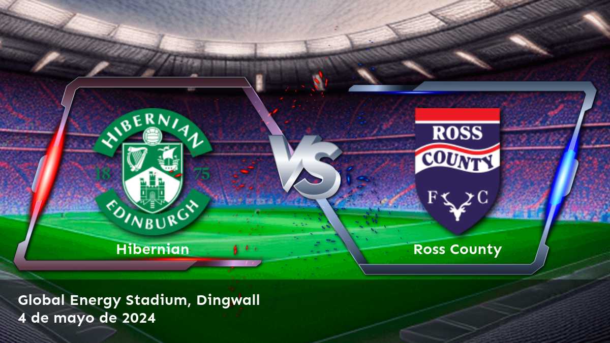 Análisis y predicciones para Ross County vs Hibernian en la Premiership league.