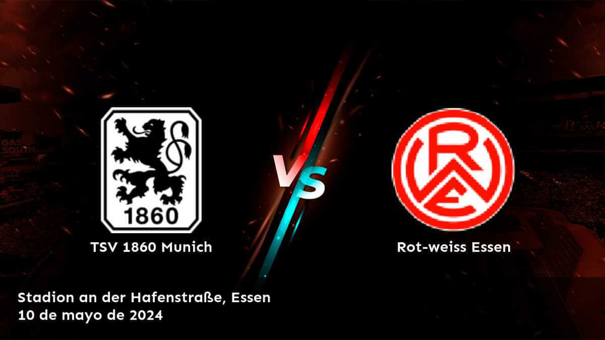 ¡Aprovecha al máximo el partido Rot-weiss Essen vs TSV 1860 Munich con Latinvegas!