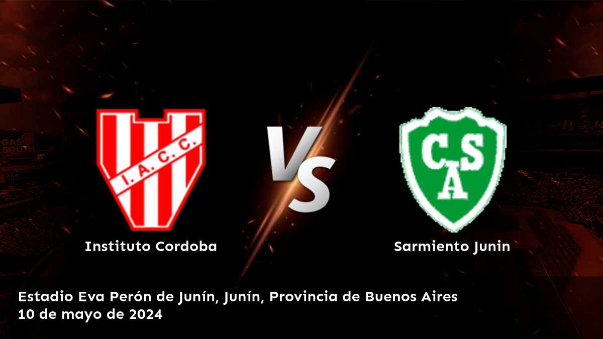 Analiza el enfrentamiento entre Sarmiento Junin vs Instituto Cordoba en la Liga Profesional Argentina y encuentra las mejores apuestas en Latinvegas.