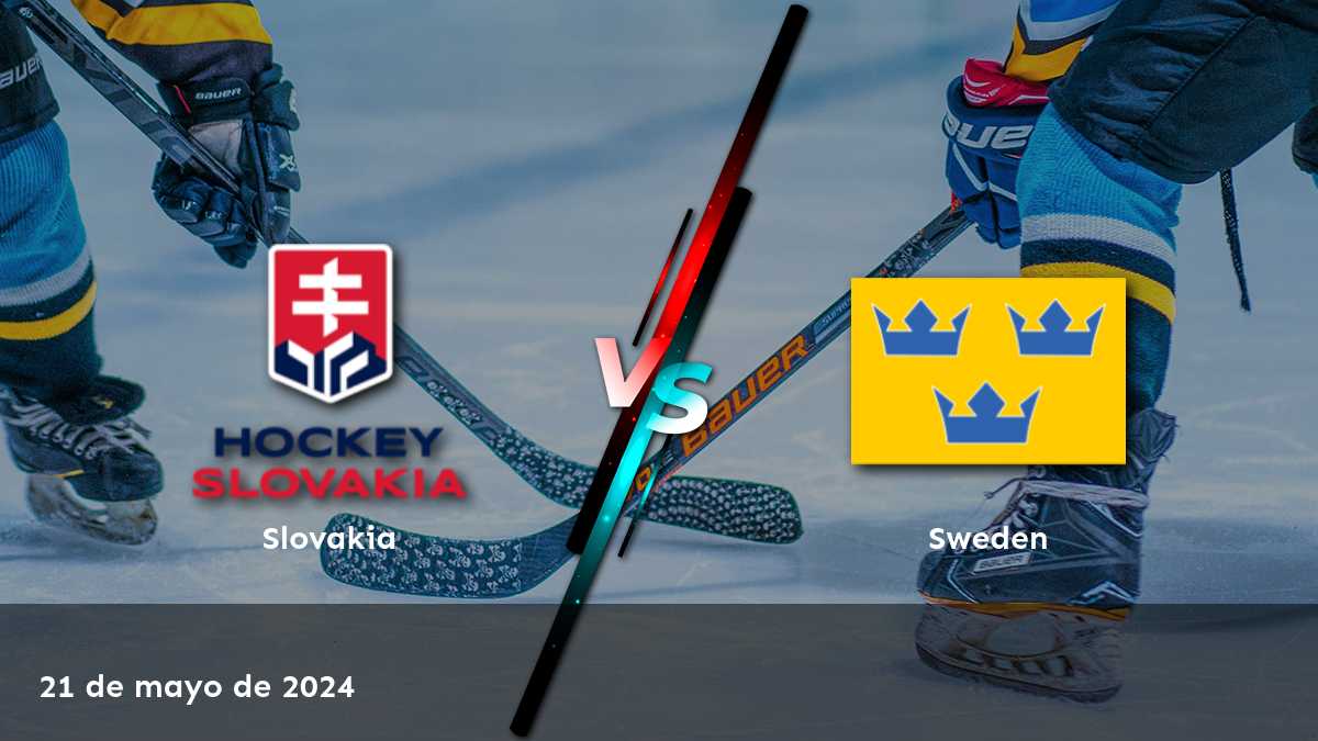 Apuesta en el partido de hockey entre Suecia vs. Eslovaquia con Latinvegas. ¡Análisis y predicciones expertas!