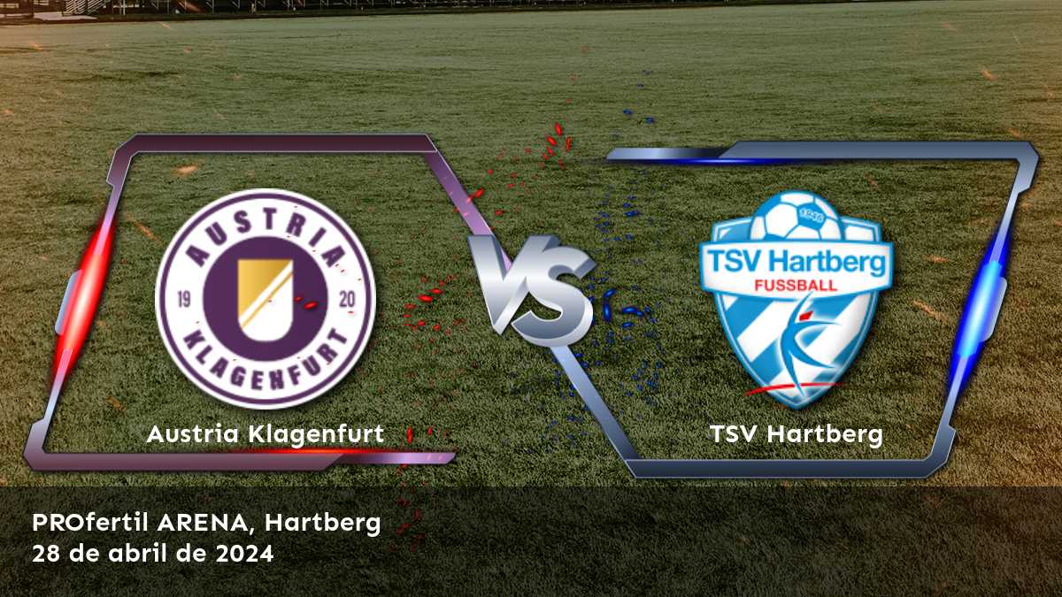 Descubre las mejores apuestas para TSV Hartberg vs Austria Klagenfurt en la Bundesliga con Latinvegas.