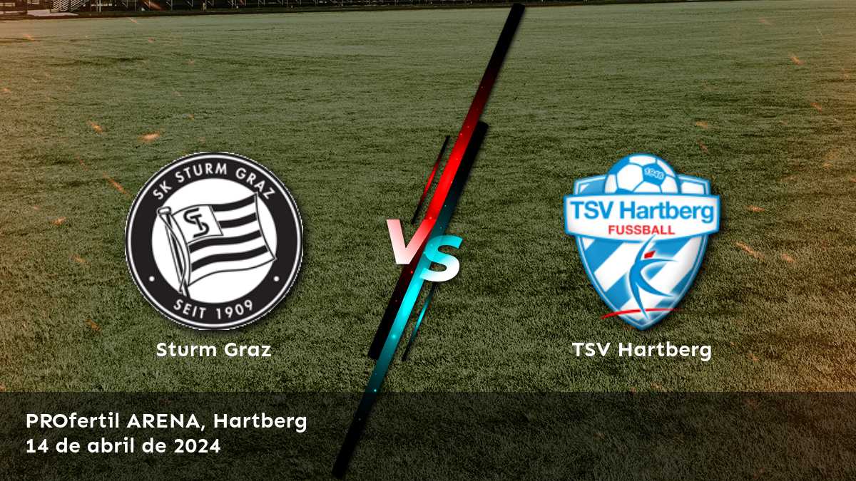 Análisis y predicciones para el partido TSV Hartberg vs Sturm Graz en la Bundesliga.