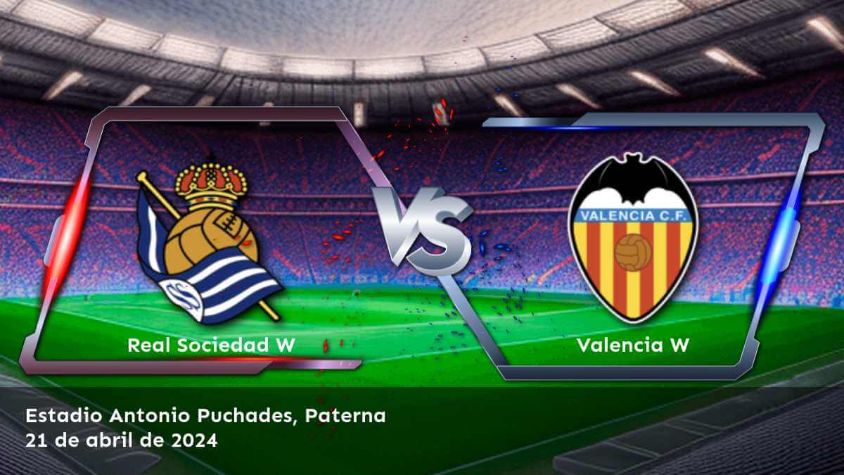 Apuesta en el partido de Valencia W vs Real Sociedad W en la Primera División Femenina con Latinvegas y descubre las mejores opciones de apuesta.