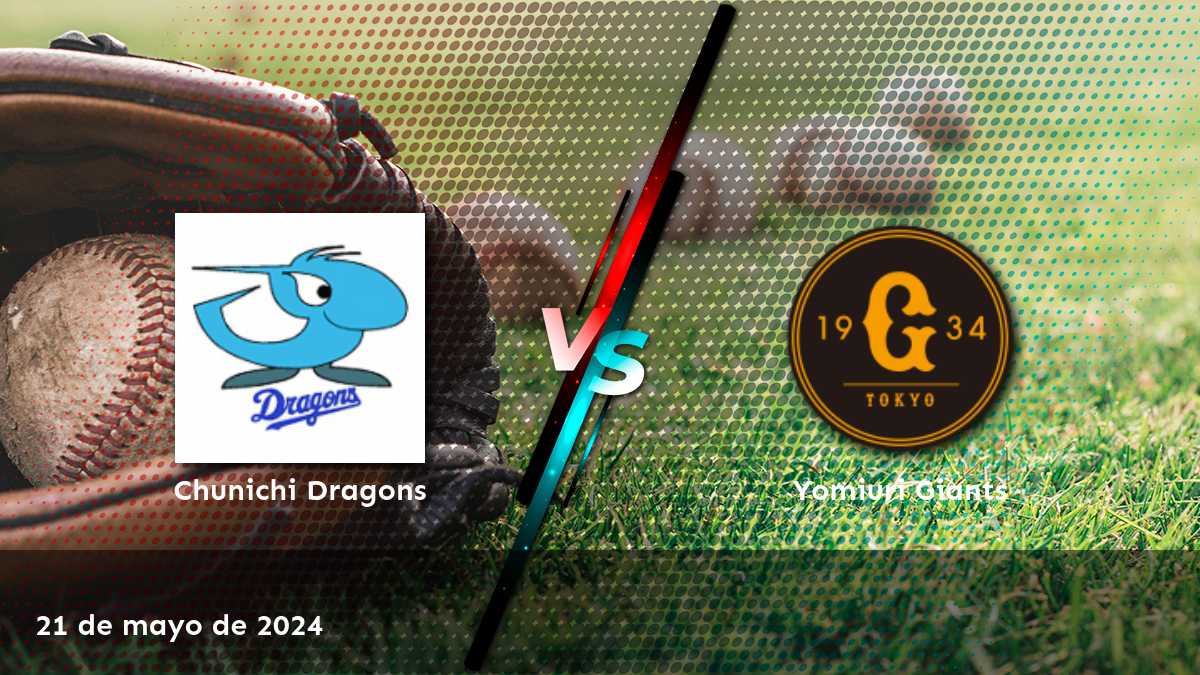 Análisis detallado del partido Yomiuri Giants vs Chunichi Dragons con odds y predicciones para Moneyline, over/under y spread.